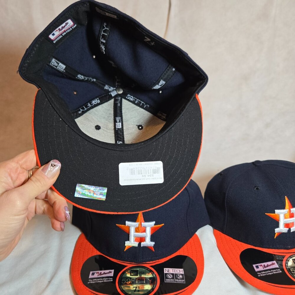 New Era 59Fifty Men's Hat MLB Houston Astros On Field Fitted Cap ALL SIZES - Picture 8 of 8
